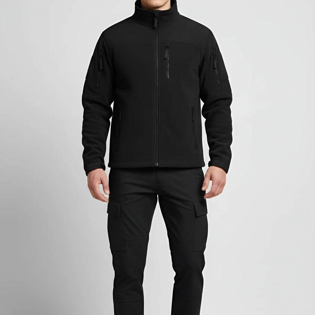 Men’s Casual Fleece Jacket – Versatile Design & Practical Function