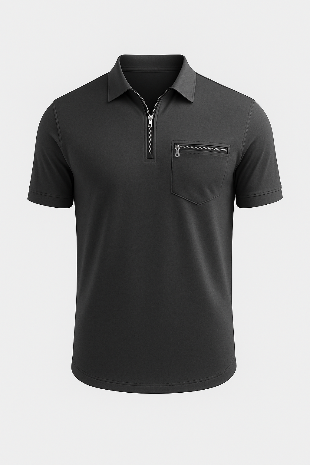 Classic Style Men's Polo – Dark Gray