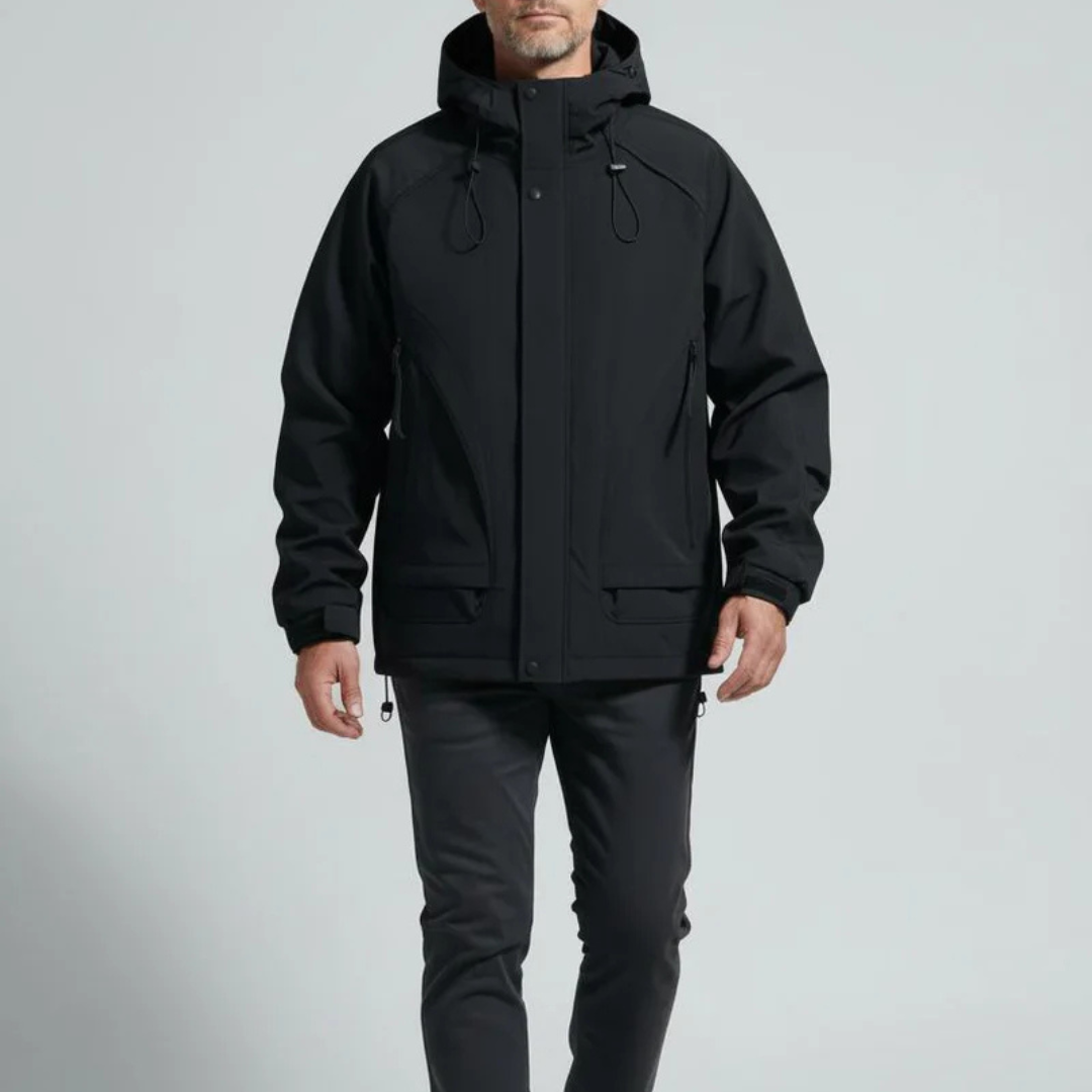 Men’s Jacket with Hood – Modern Design & Practical Functionality