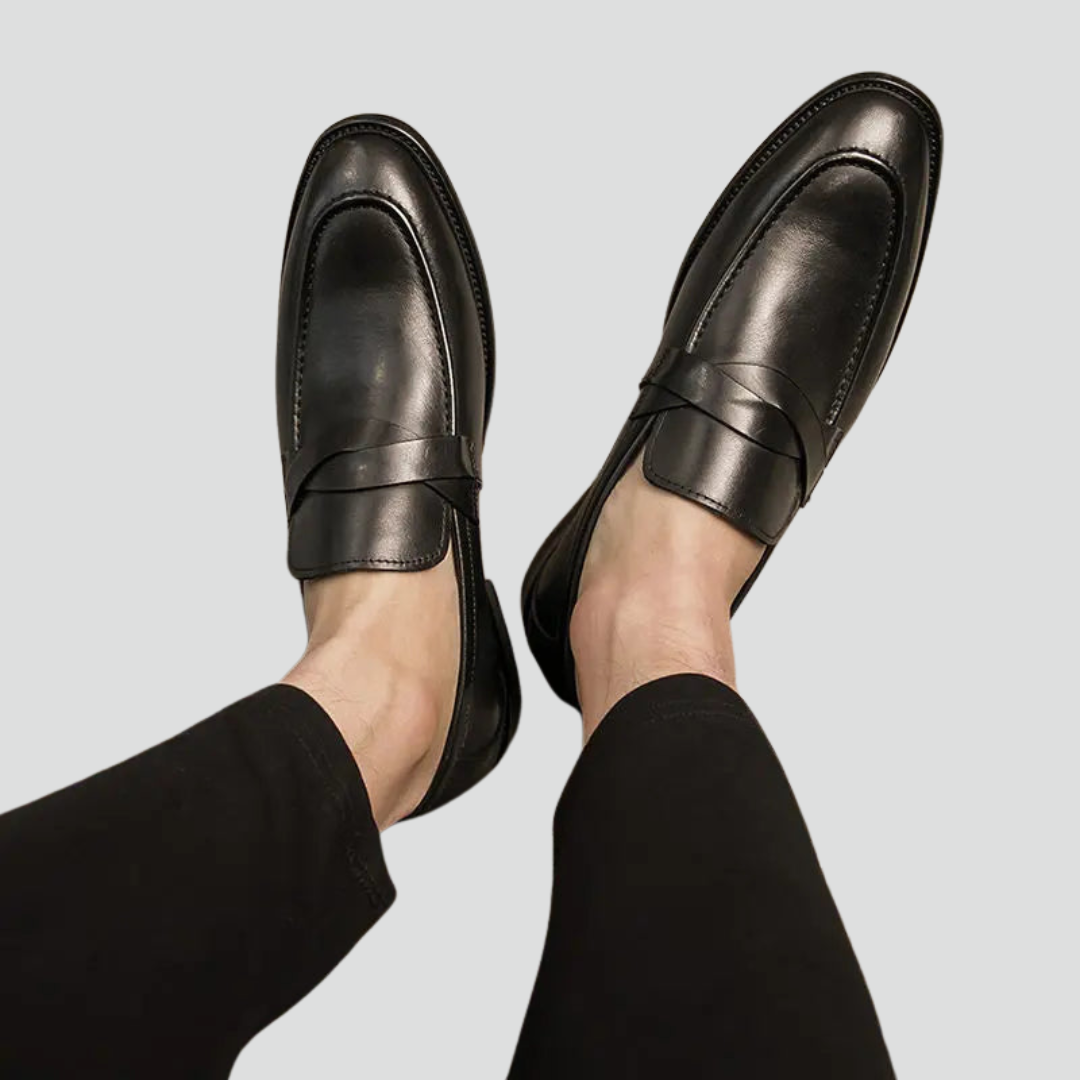 Men’s Classic Leather Shoes – Refined Finish & Timeless Smart Appeal