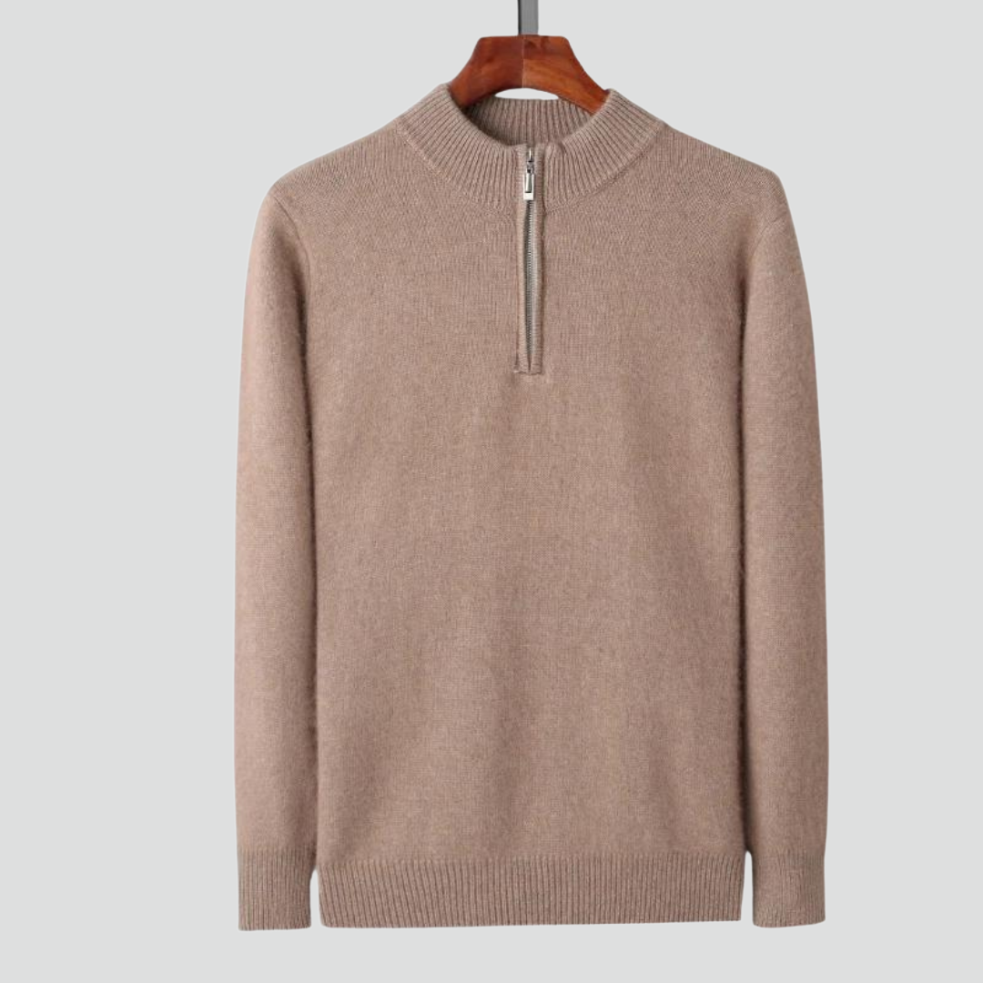 Men’s Smart Casual Sweater – Half-Zip Design & Refined Everyday Layer