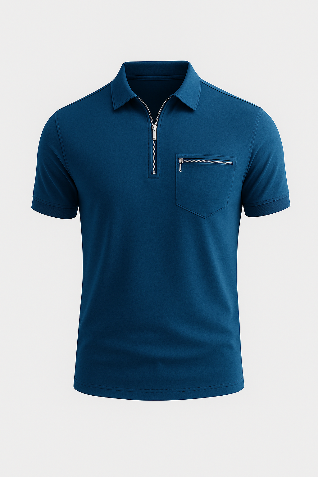 Classic Style Men's Polo – Blue