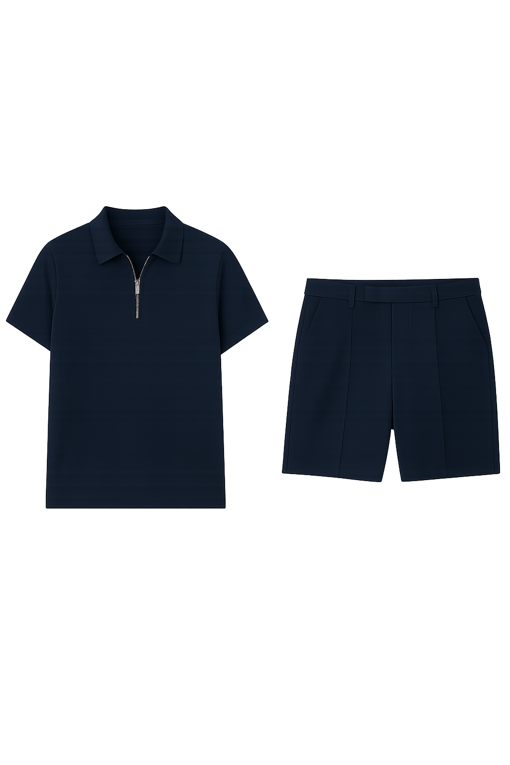 Men’s Polo and Shorts Summer Set Dark Blue