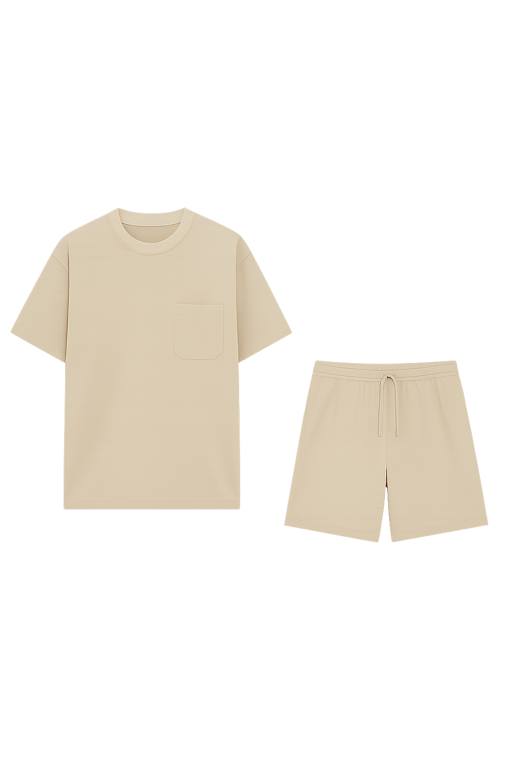 Men’s Classic Set for Summer Beige
