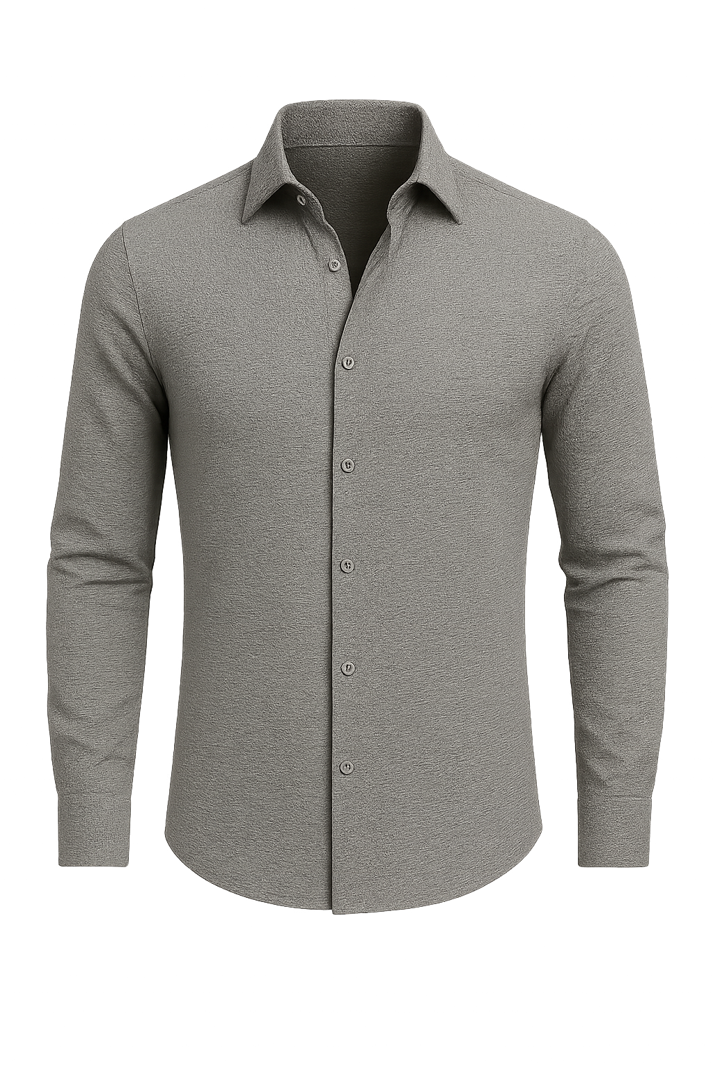 Business Men’s Classic Shirt – Light Gray
