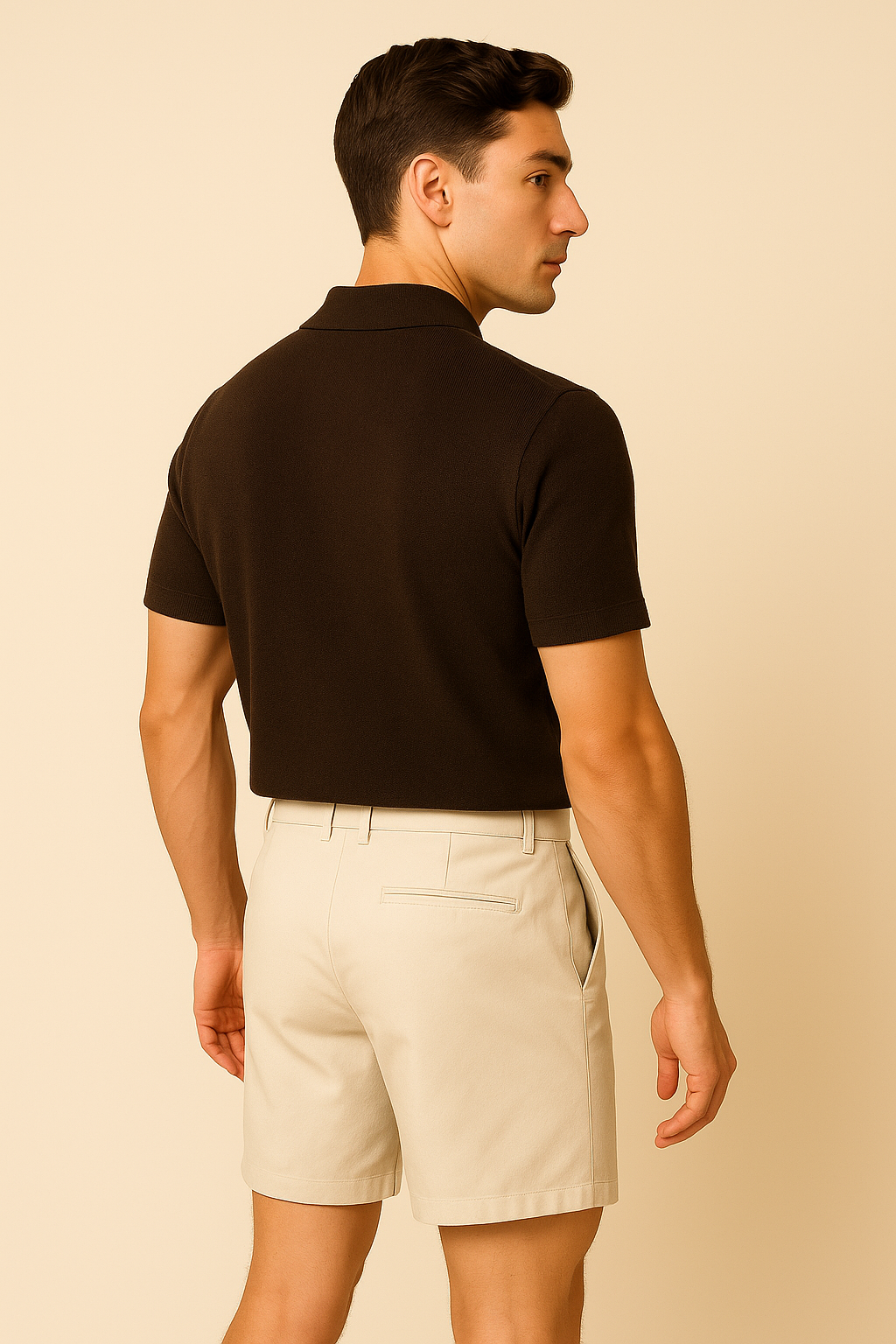 Classic Summer Men’s Polo Shirt – Brown