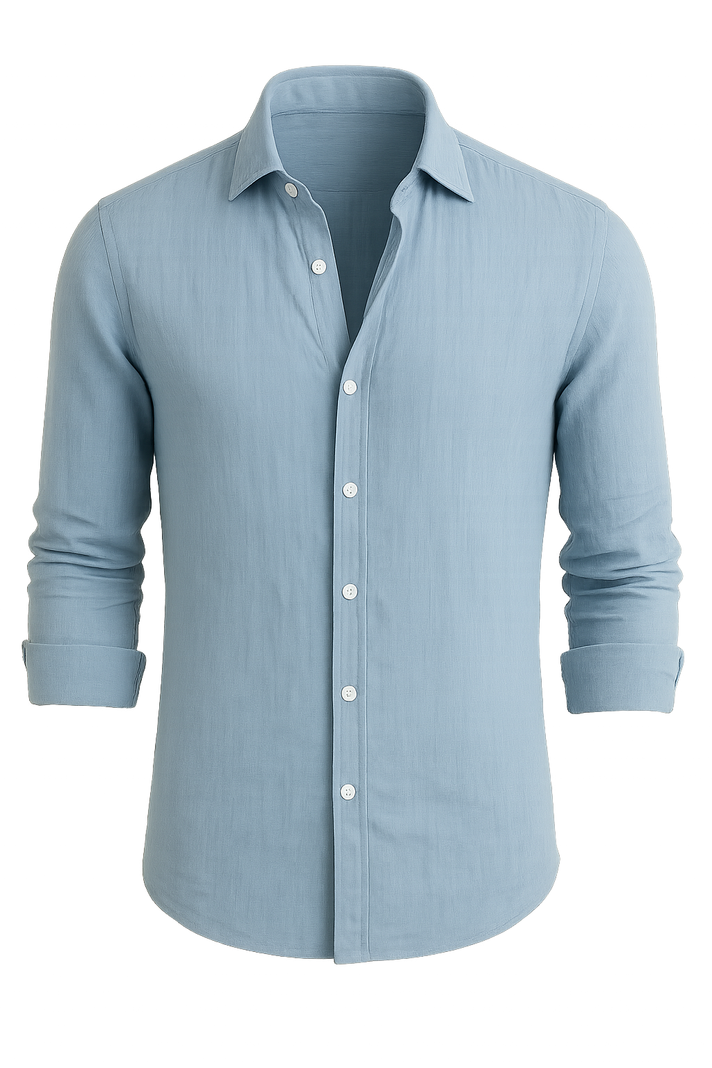 Trendy Men’s Summer Shirt – Light Blue