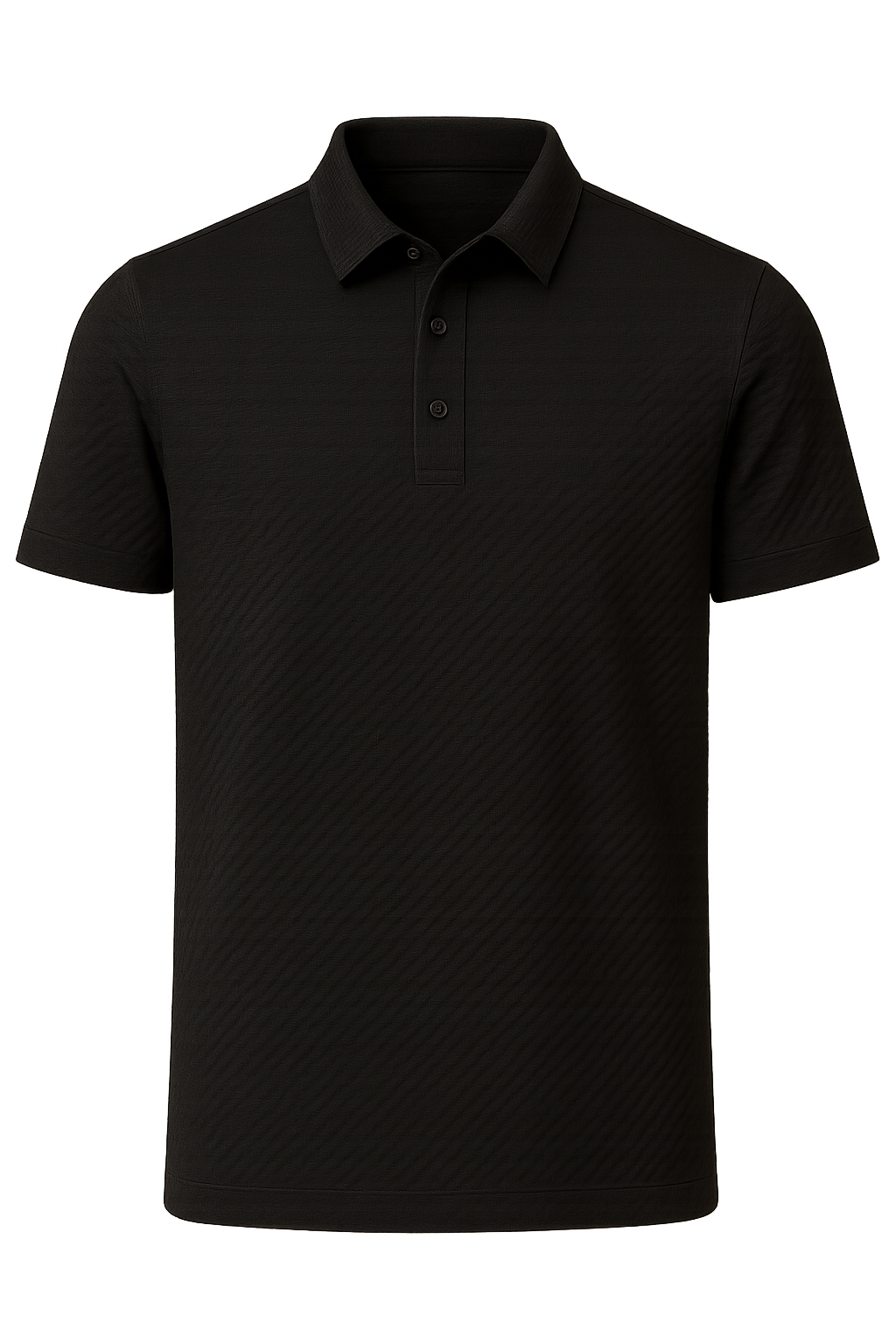 Trendy Summer Men’s Polo Shirt – Black