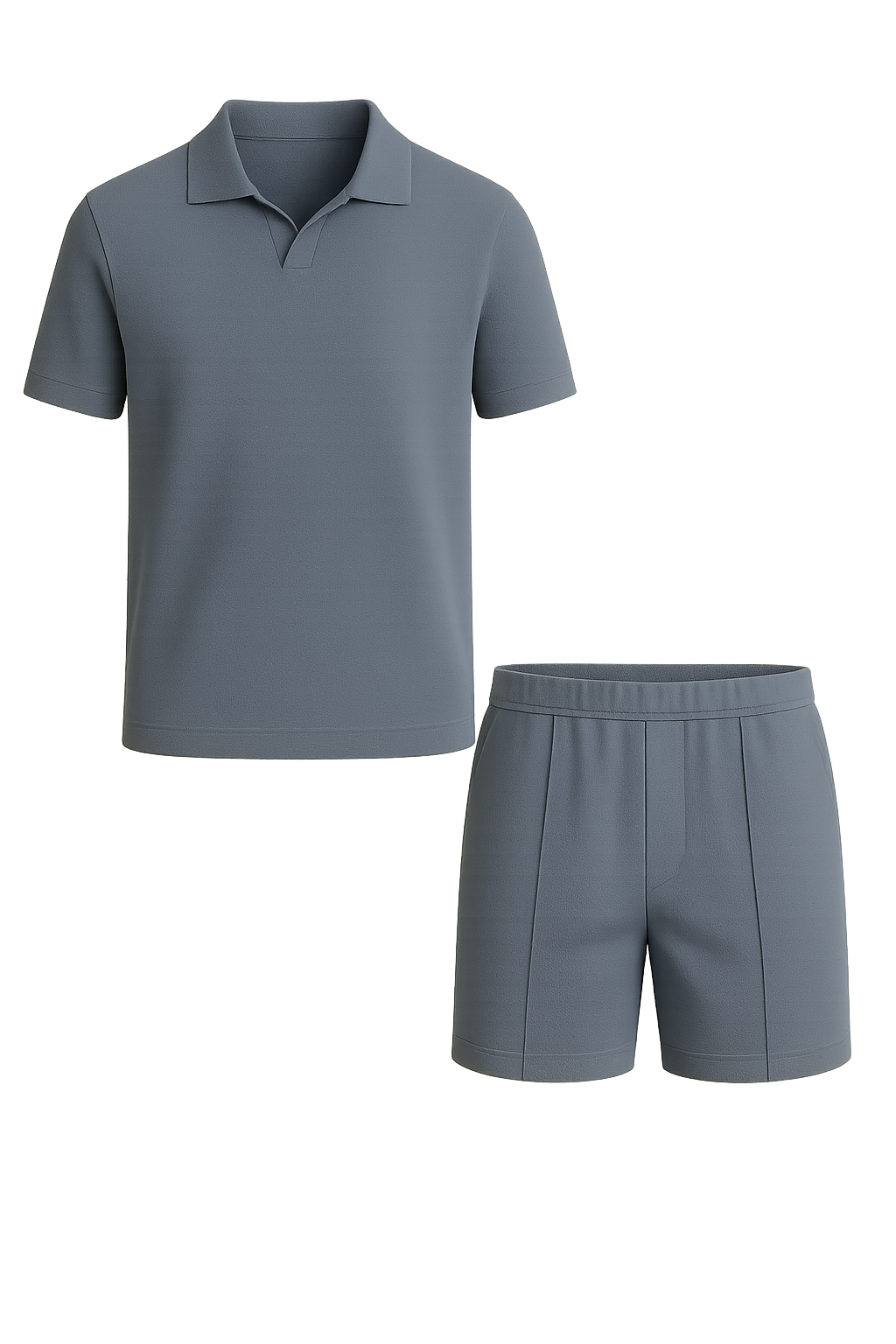 Trendy Summer Men's Casual Set – Blue