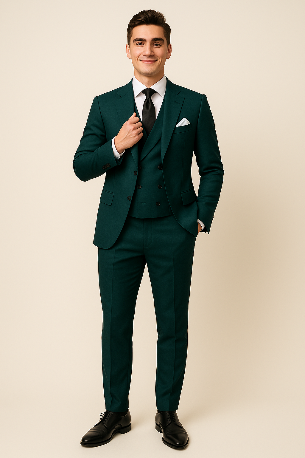 Formal Men's 3-Piece Set – Green