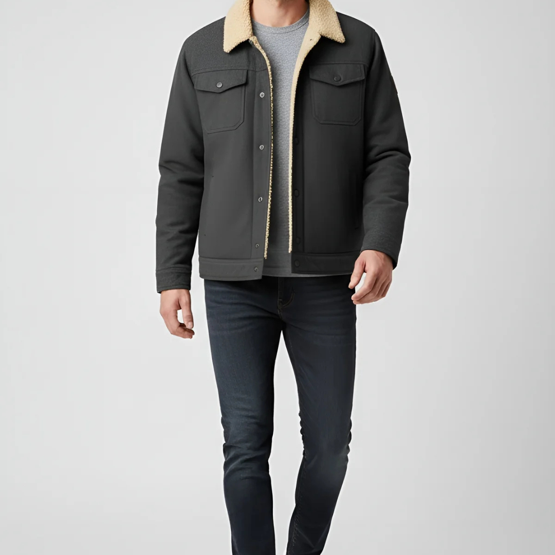 Men’s Classic Fleece Jacket – Timeless Warmth & Effortless Design