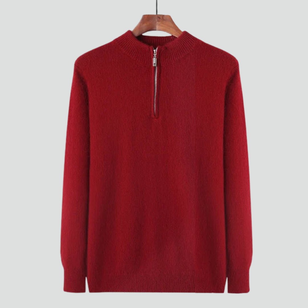Men’s Smart Casual Sweater – Half-Zip Design & Refined Everyday Layer