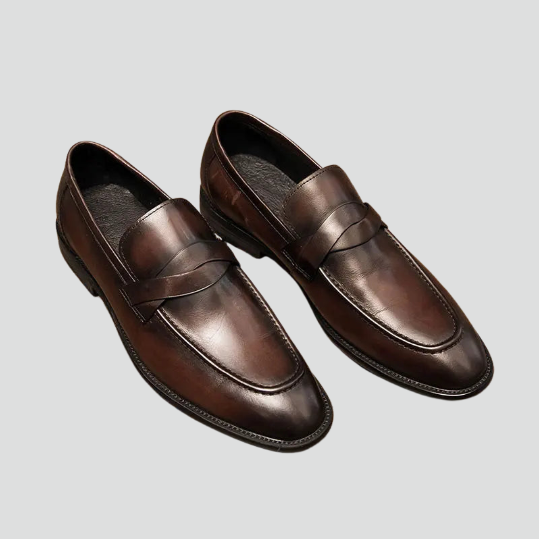 Men’s Classic Leather Shoes – Refined Finish & Timeless Smart Appeal