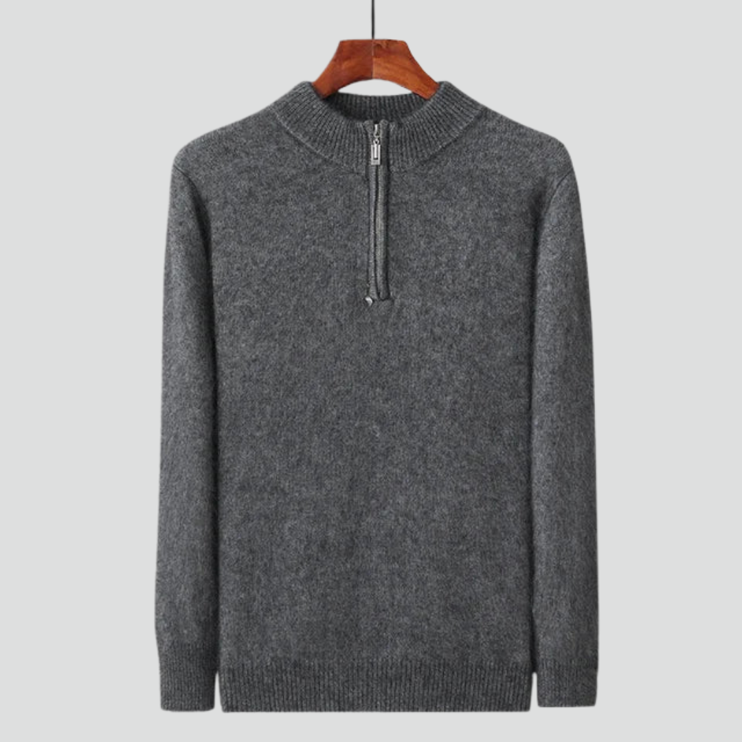 Men’s Smart Casual Sweater – Half-Zip Design & Refined Everyday Layer