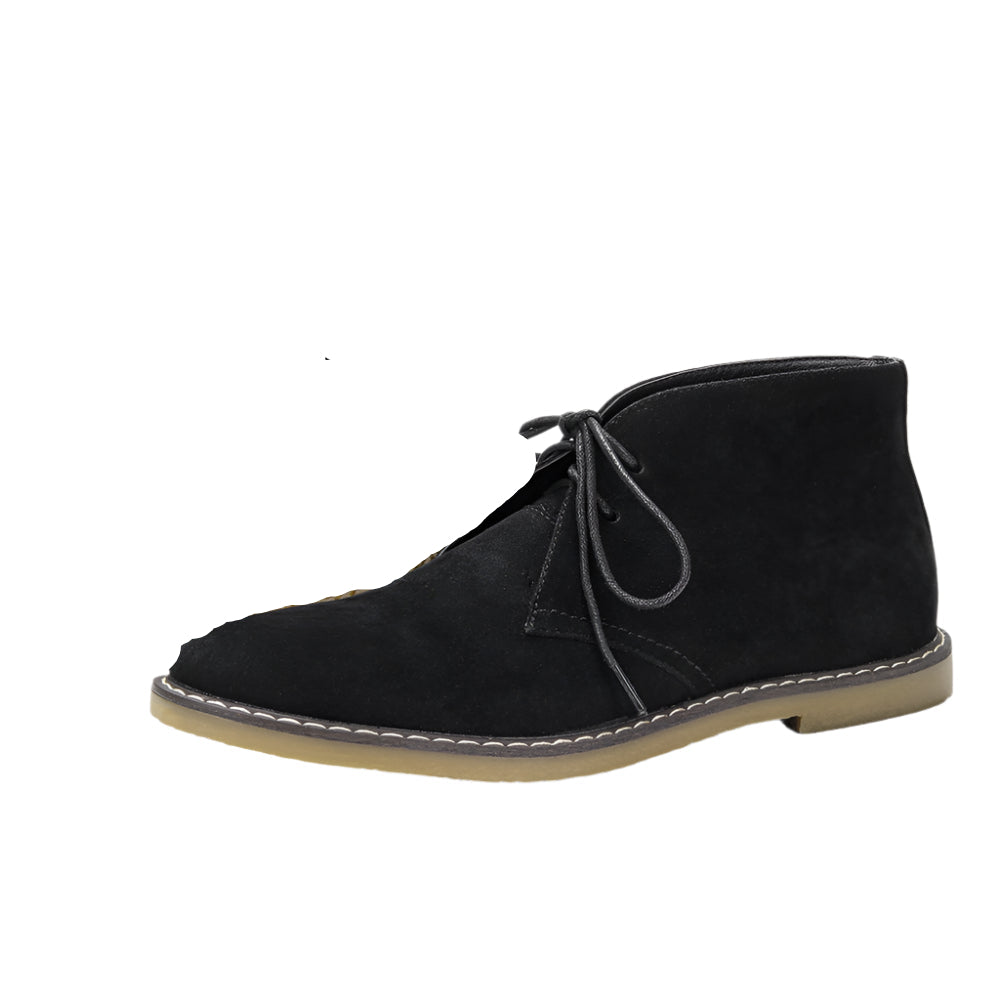 Classic Men’s Desert Boots – Suede Black