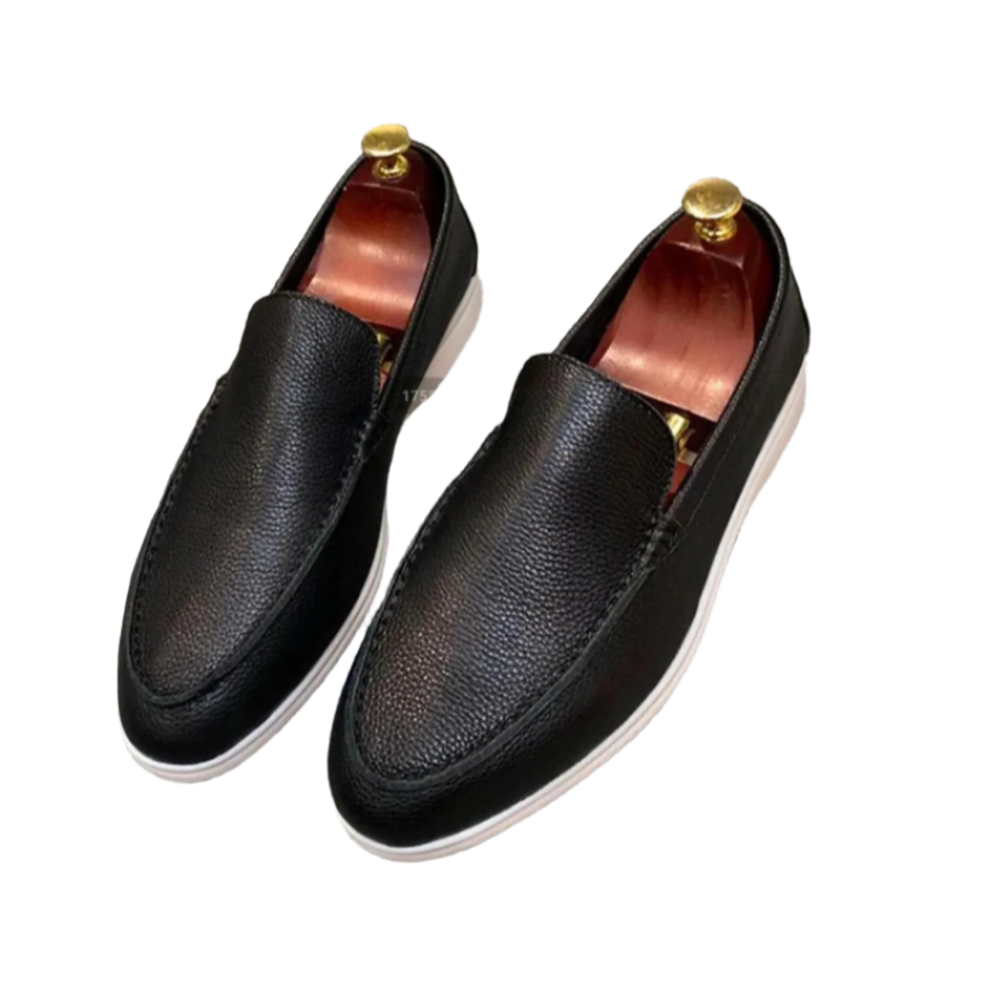 Classic Men’s Slip-on Loafers - Black