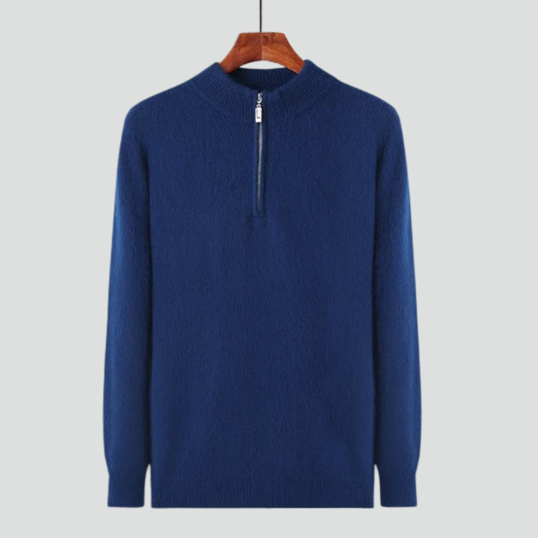 Men’s Smart Casual Sweater – Half-Zip Design & Refined Everyday Layer