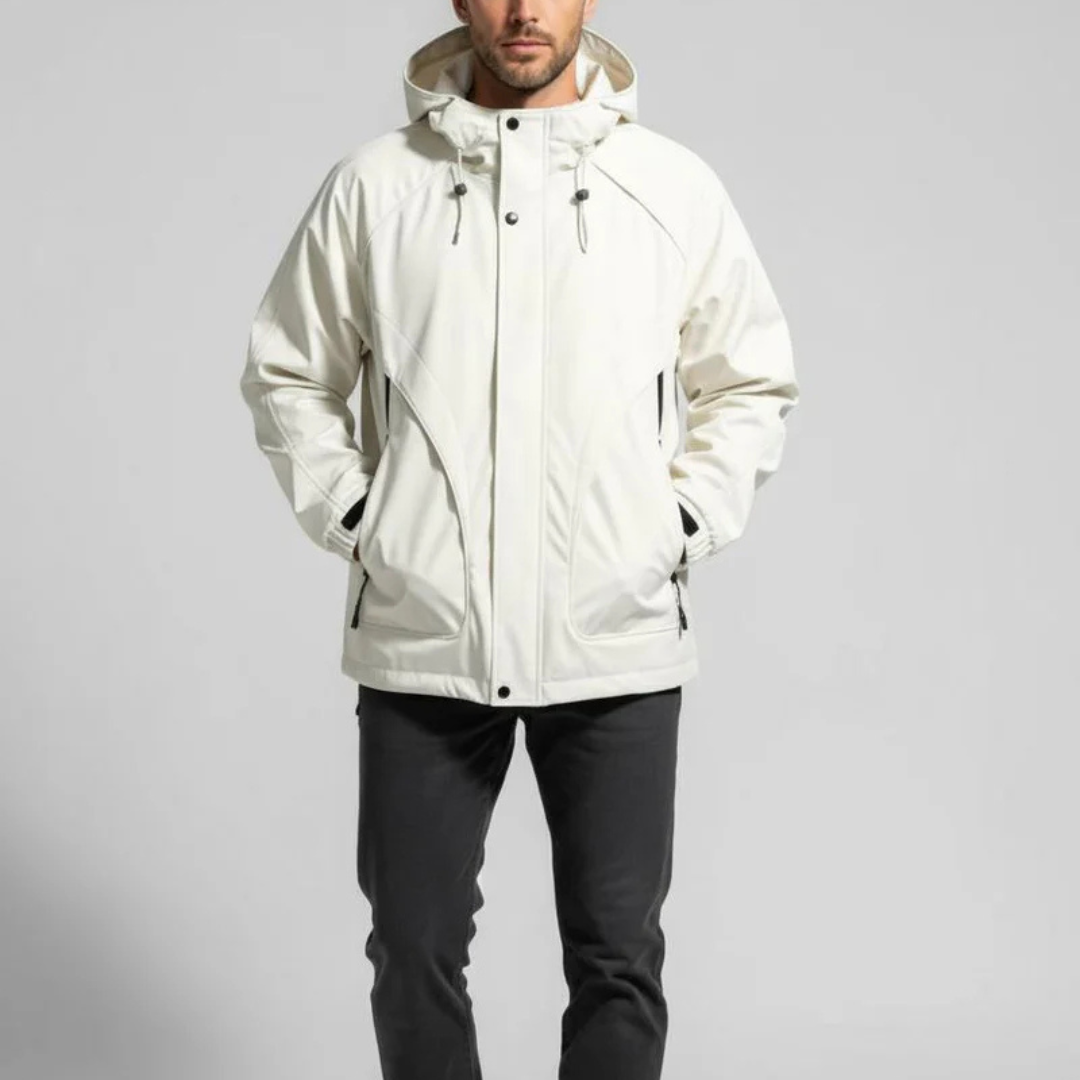 Men’s Jacket with Hood – Modern Design & Practical Functionality