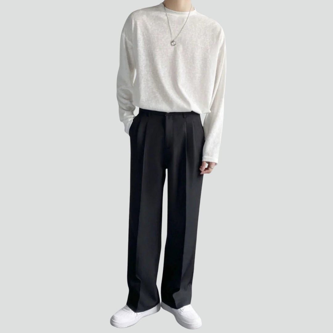 Men’s Formal Timeless Pants – Classic Silhouette & Refined Finish