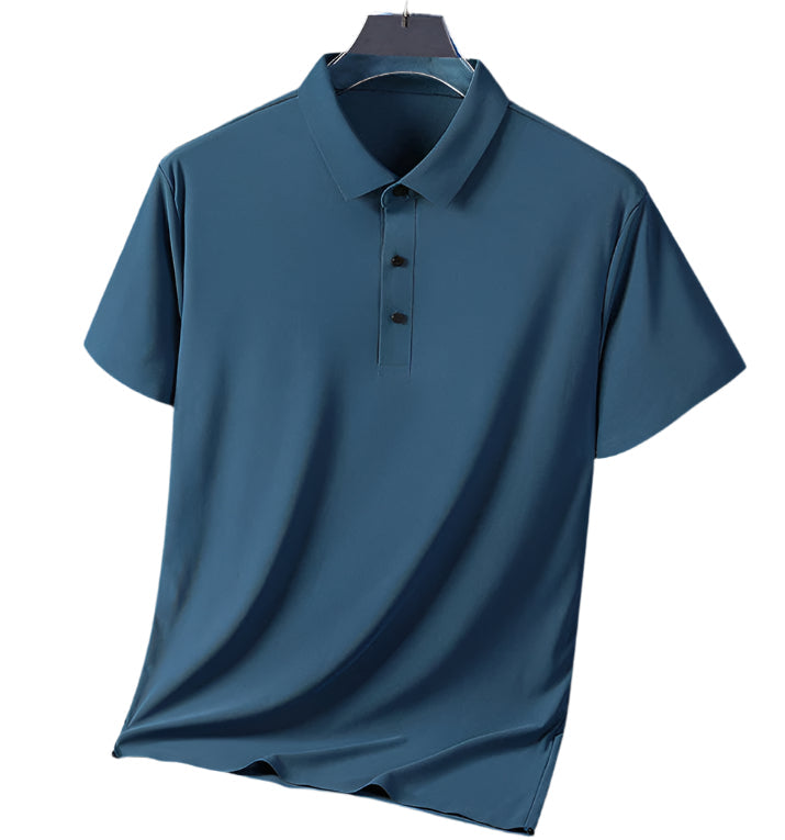 Elegant Casual Men’s Polo - Dark Blue