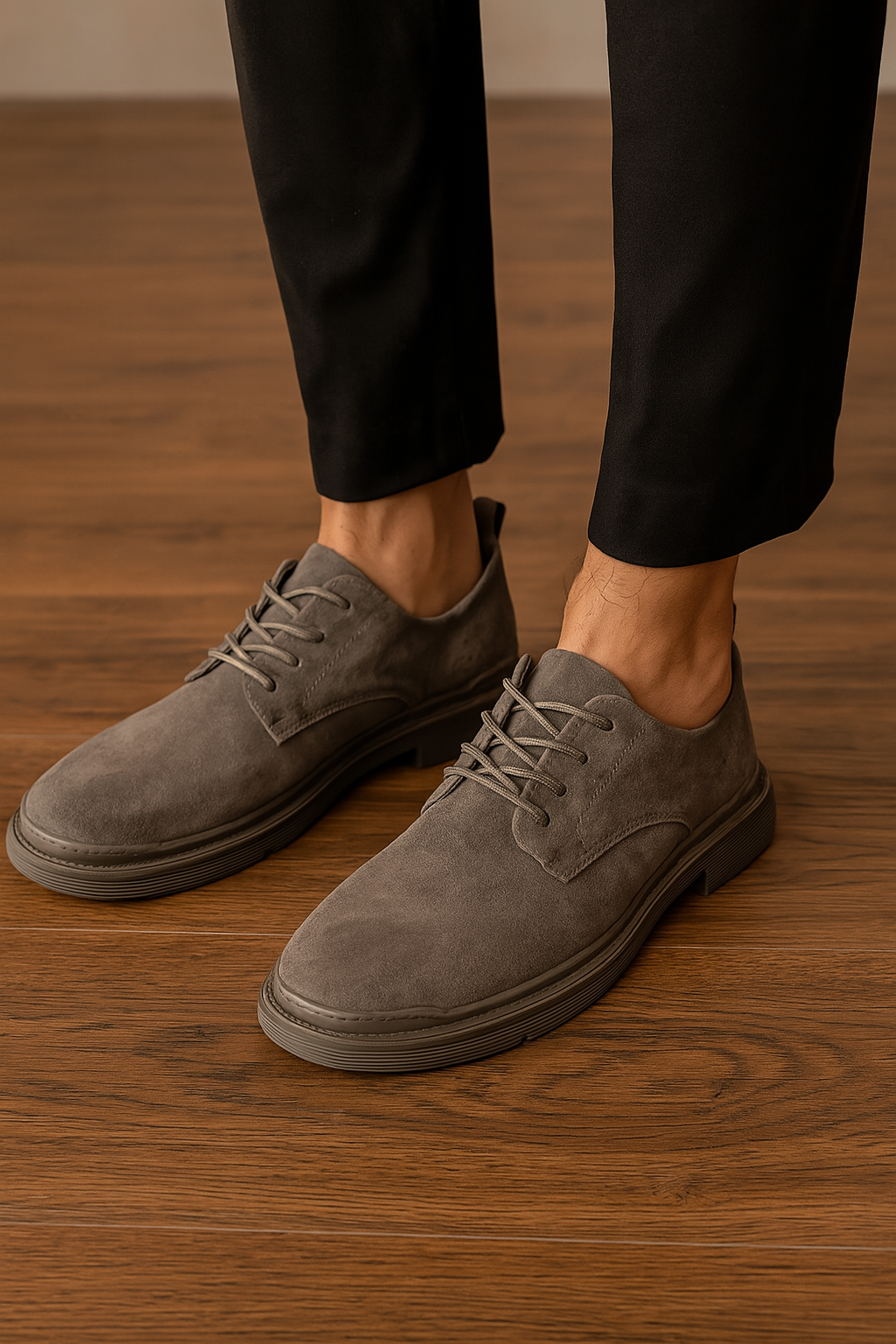 Men’s Suede Shoes Khaki