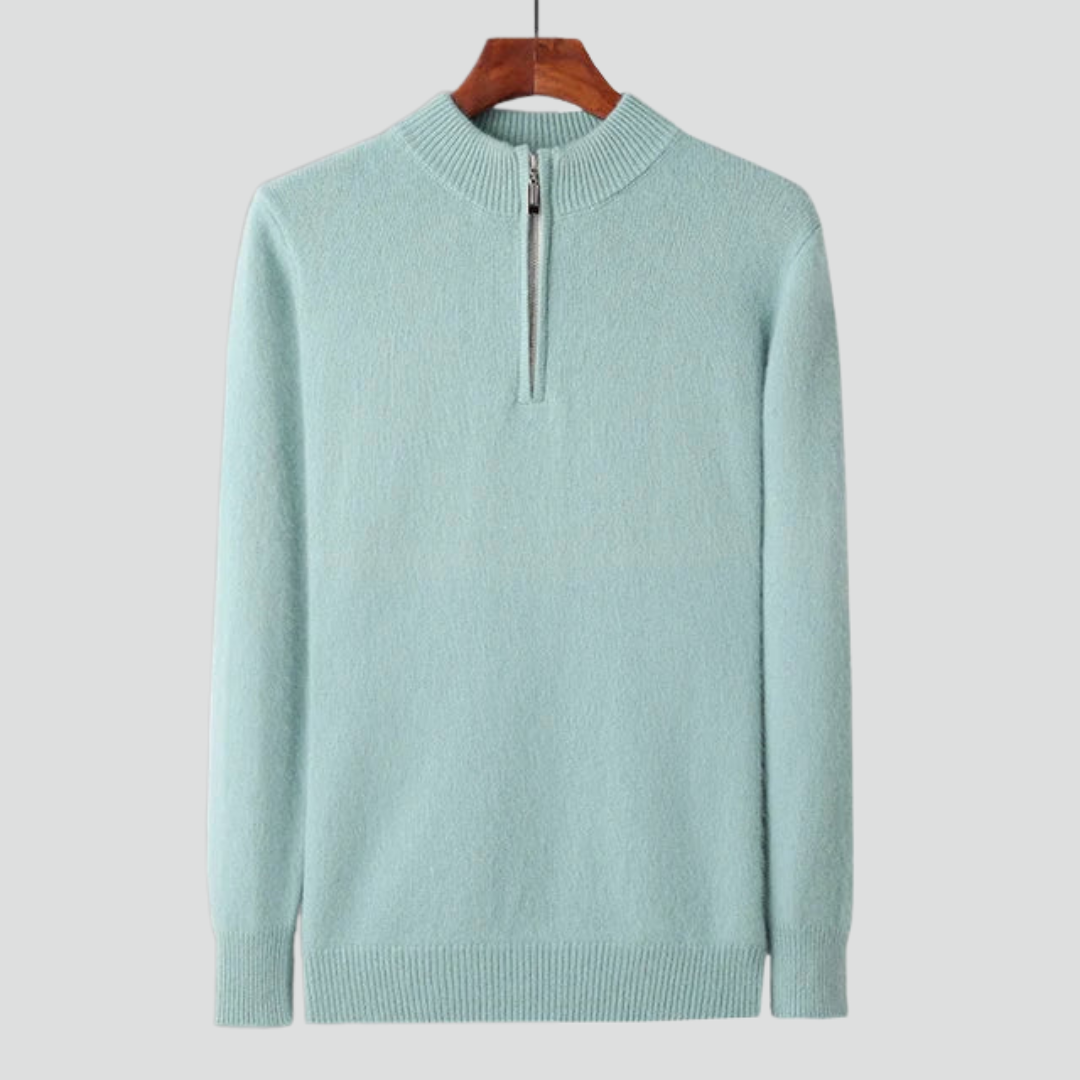 Men’s Smart Casual Sweater – Half-Zip Design & Refined Everyday Layer