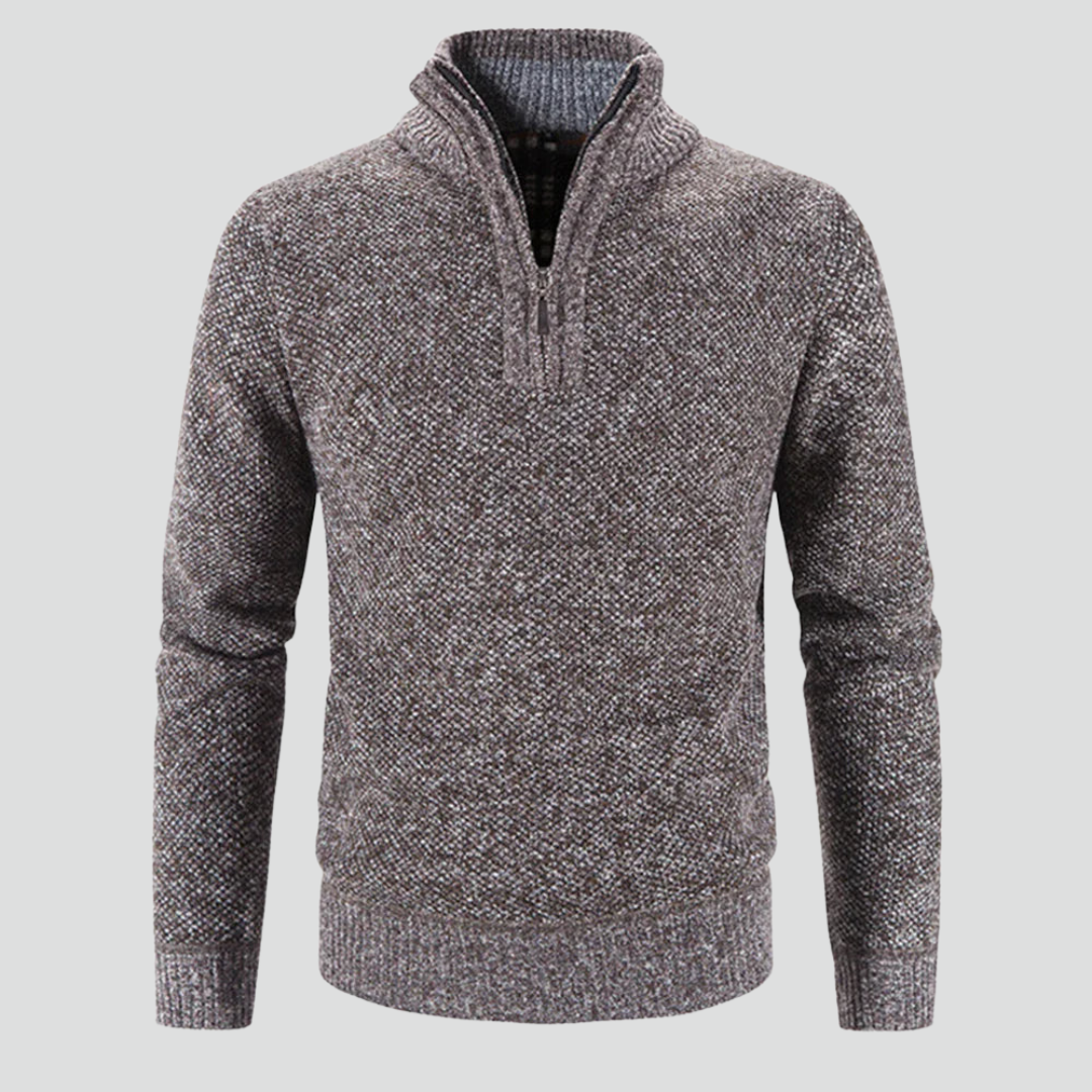 Men’s Classic Half-Zip Sweater – Textured Knit & Refined Everyday Layer
