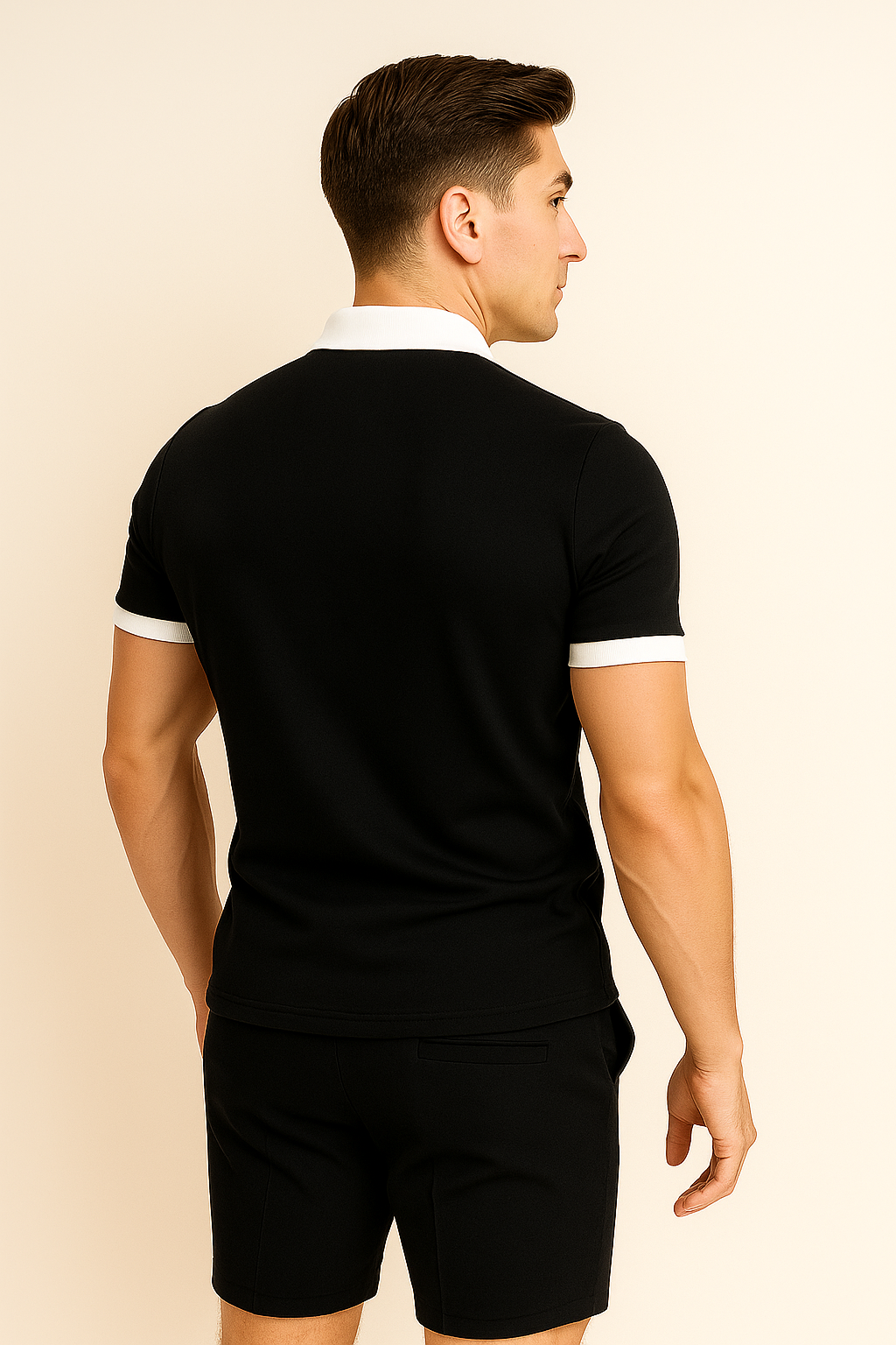 Stylish Men's Set for Summer Black