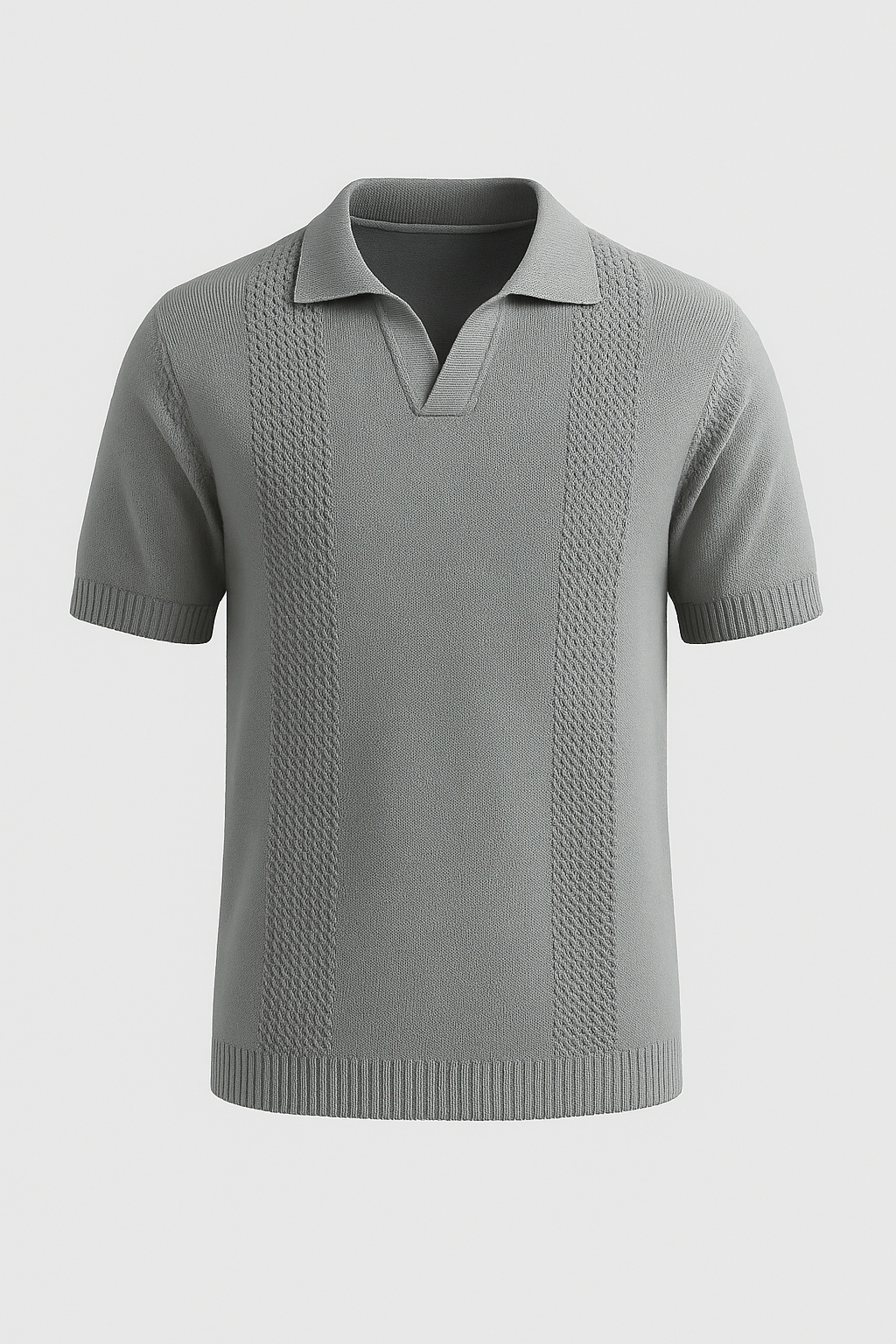 Elegant Men's Polo – Grey