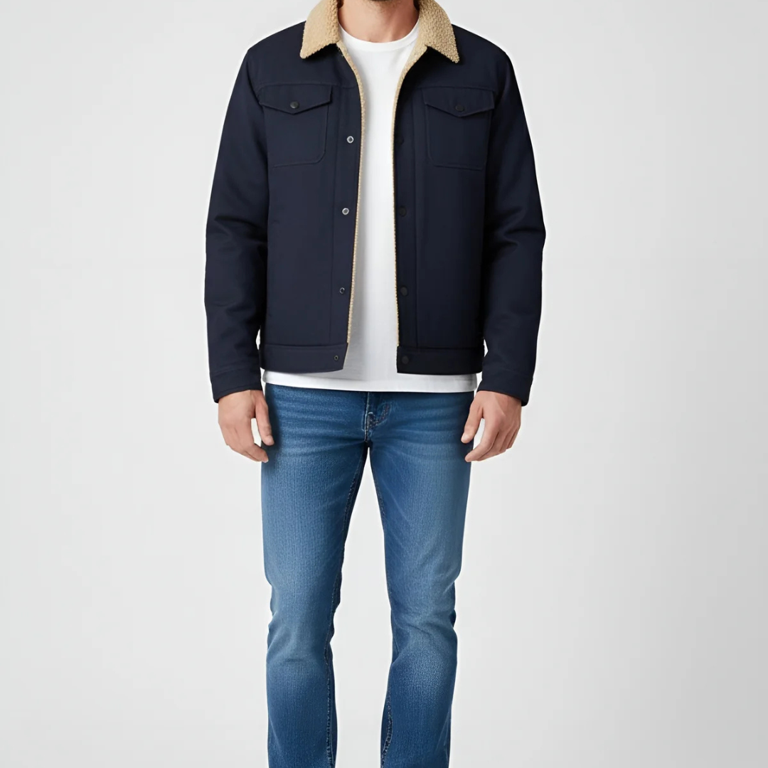 Men’s Classic Fleece Jacket – Timeless Warmth & Effortless Design