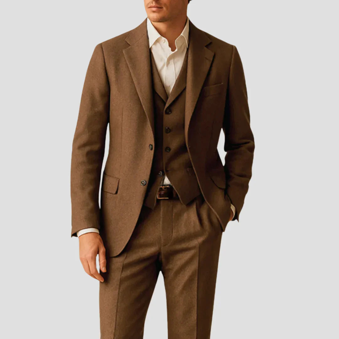 Men Classic Three-Piece Formal Suit