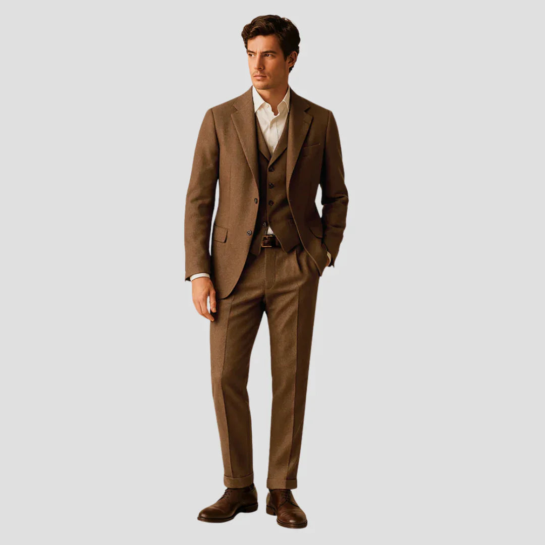Men Classic Three-Piece Formal Suit