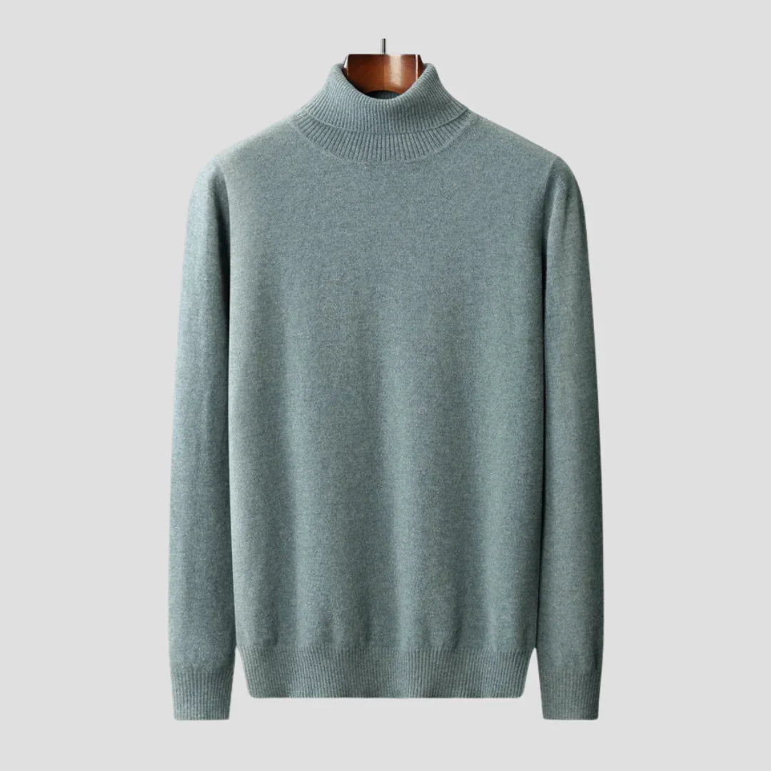 Men Modern Turtleneck Knit Sweater
