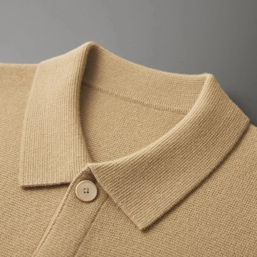 Men’s Button-Up Knit Cardigan – Classic Design & Everyday Layer