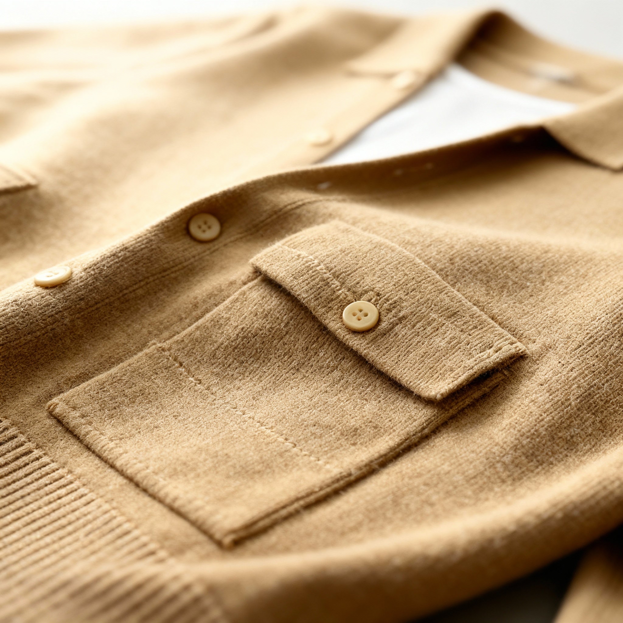 Men’s Button-Up Knit Cardigan – Classic Design & Everyday Layer