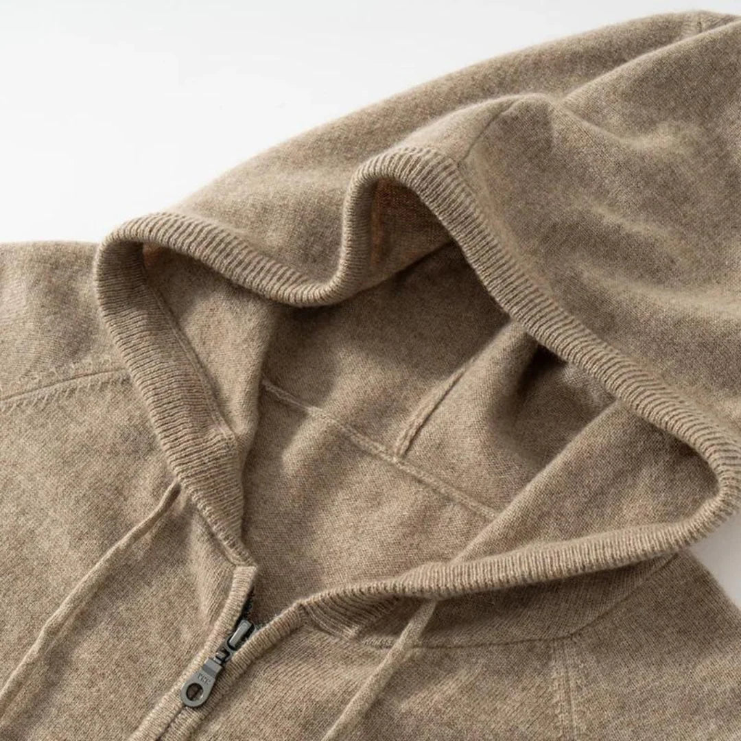 Men’s Casual Hoodie – Soft Knit Texture & Everyday Layer