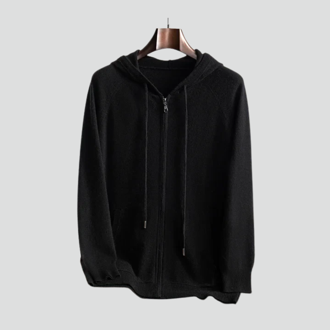 Men’s Casual Hoodie – Soft Knit Texture & Everyday Layer