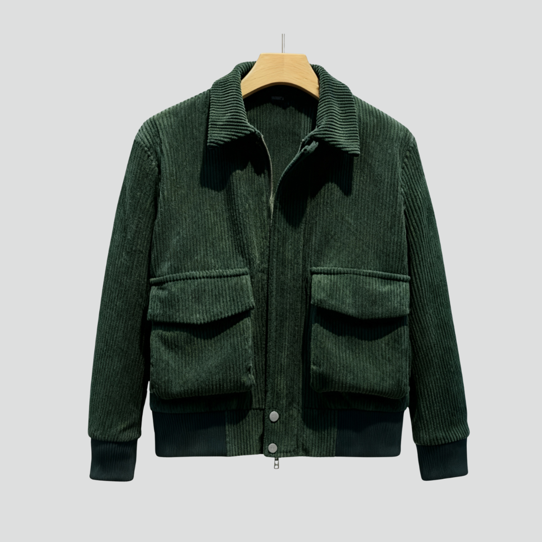 Men’s Corduroy Jacket – Textured Soft Feel & Smart Casual Appeal