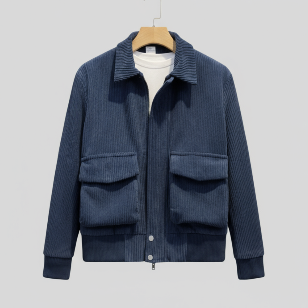 Men’s Corduroy Jacket – Textured Soft Feel & Smart Casual Appeal
