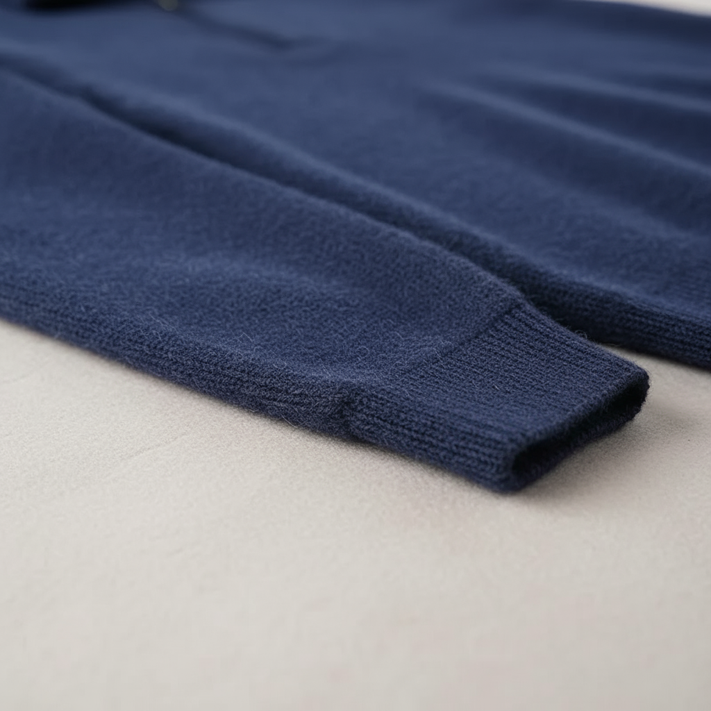 Men’s Half-Zip Polo Sweater – Refined Knit & Versatile Layer