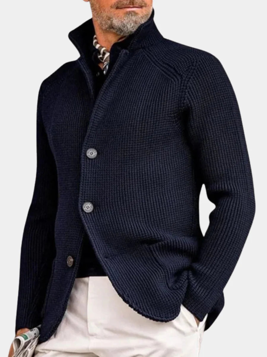 Men’s Knitted Button-Up Cardigan