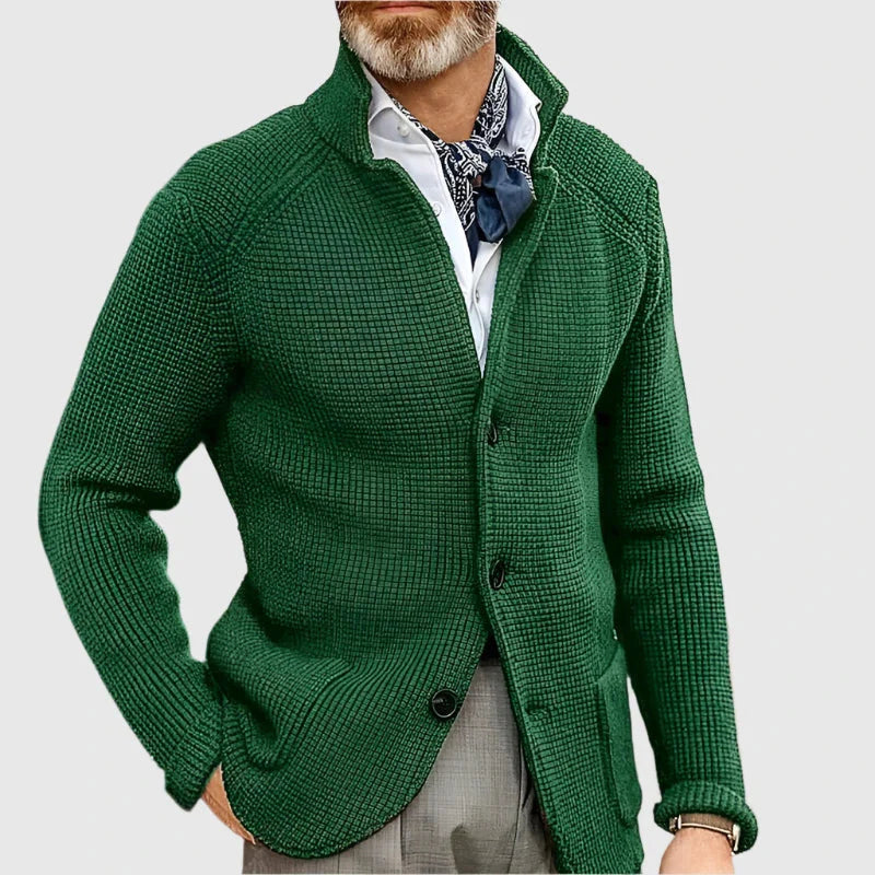 Men’s Knitted Button-Up Cardigan