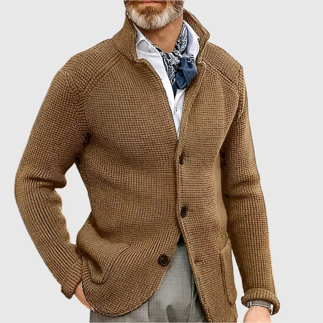 Men’s Knitted Button-Up Cardigan