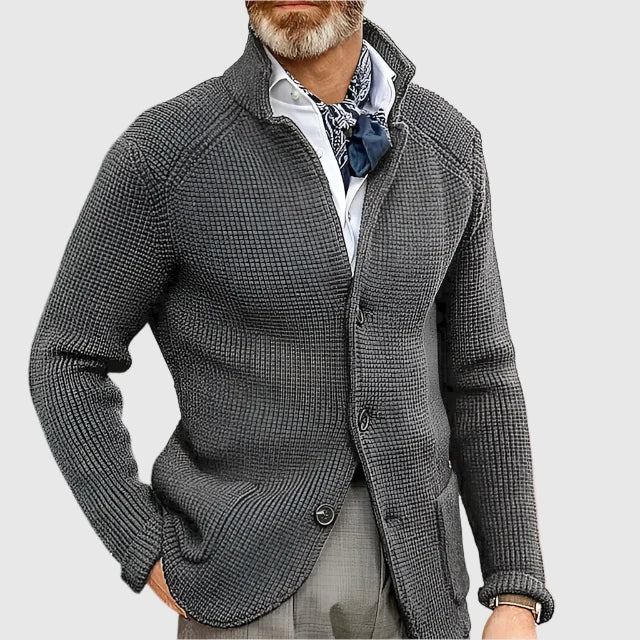 Men’s Knitted Button-Up Cardigan