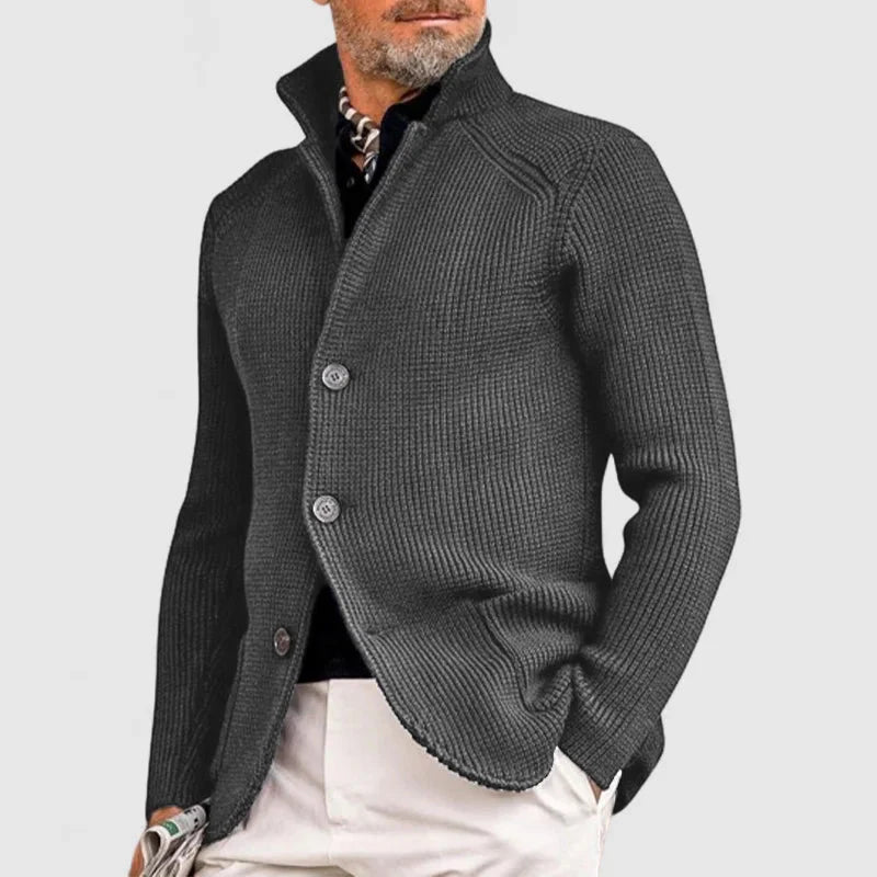 Men’s Knitted Button-Up Cardigan