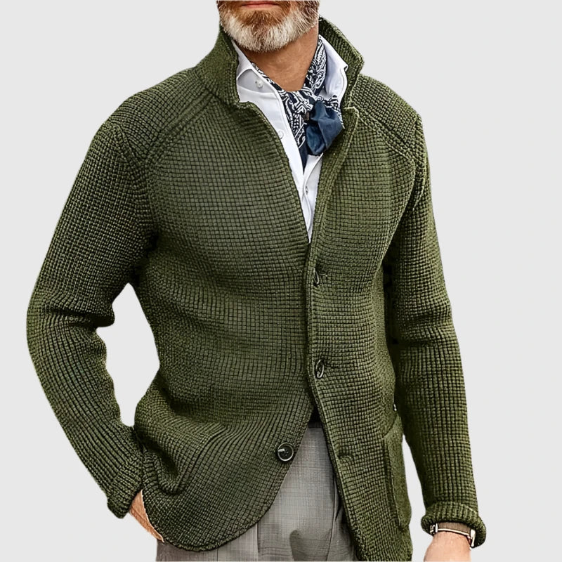 Men’s Knitted Button-Up Cardigan