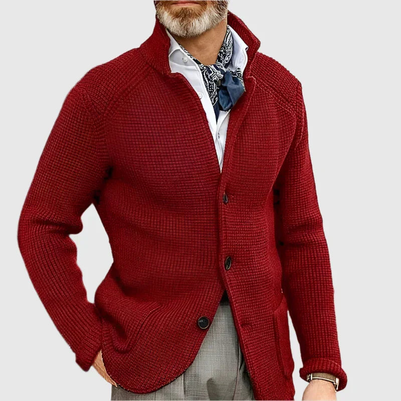 Men’s Knitted Button-Up Cardigan