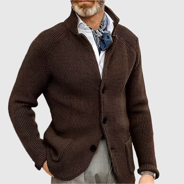 Men’s Knitted Button-Up Cardigan