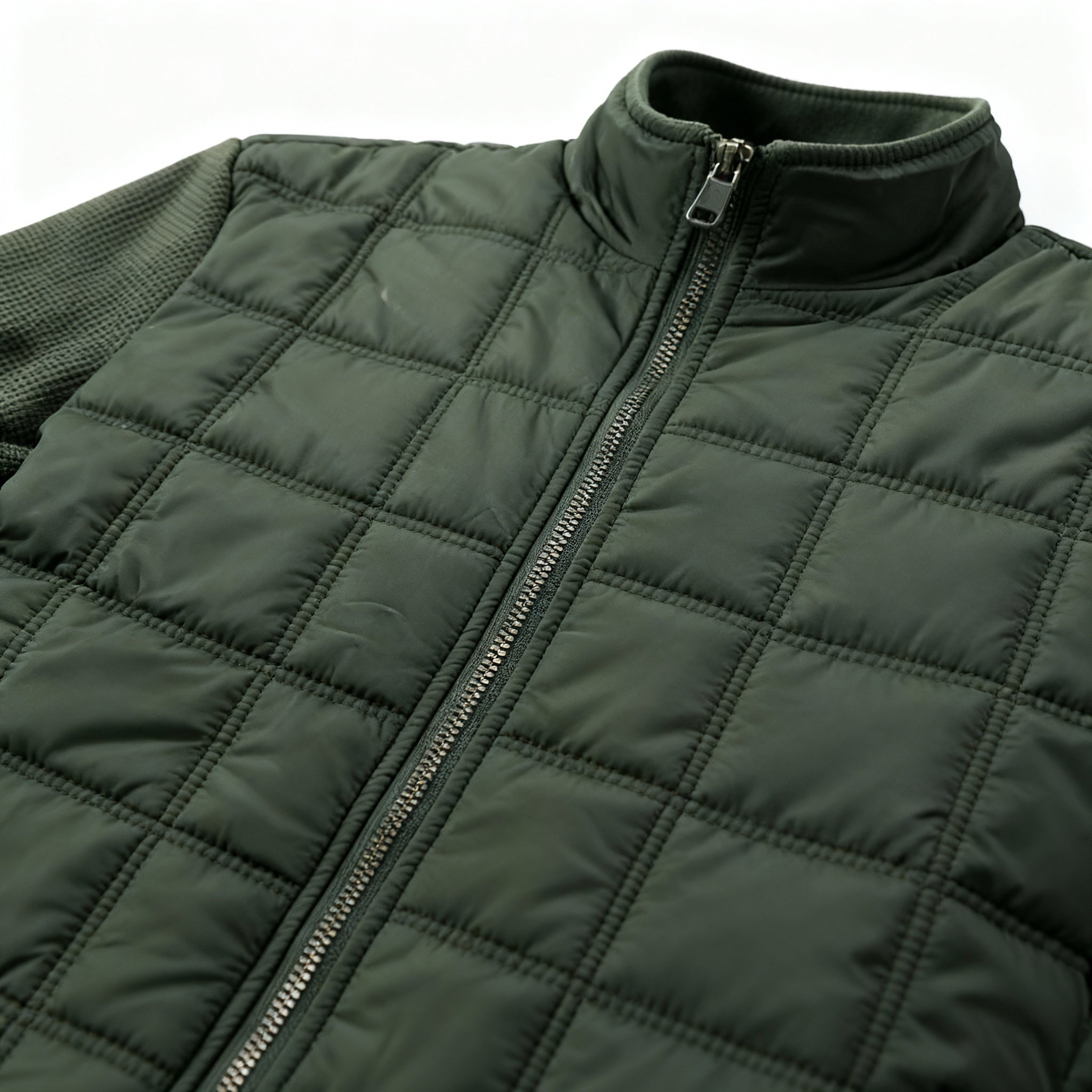 Men’s Quilted Jacket – Textured Panels & Everyday Warmth