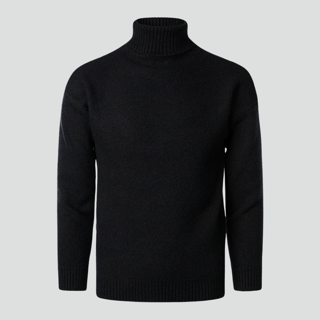Men’s Turtleneck Sweater – Classic Knit Design & Refined Winter Essential